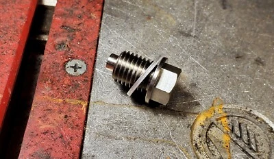 $27.89 • Buy 12mm MAGNETIC OIL PUMP DRAIN PLUG 01-23 YAMAHA TT-R50 TTR50 TT-R125 TTR125L M12