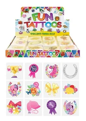 £1.29 • Buy 12 X PONY HORSE Temporary Tattoo Childrens Kids Girls Party Bag Fillers