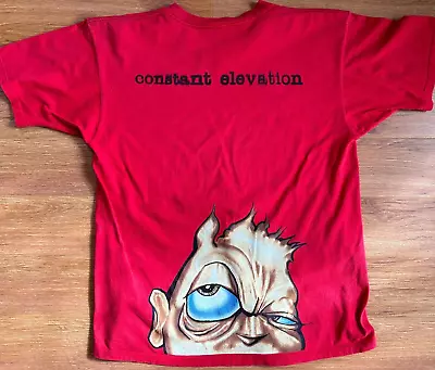 VINTAGE Echo Ecko Unltd H T-Shirt Red XL Constant Elevation EU218 90s Graffiti • $300