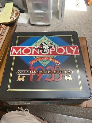 Monopoly 1935 Commemorative Tin Edition 1985 50th Anniversary Board Game • $32