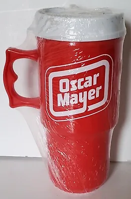 Oscar Mayer Vintage Plastic Advertising Travel Cup AutoMug Made In USA - NOS • $20