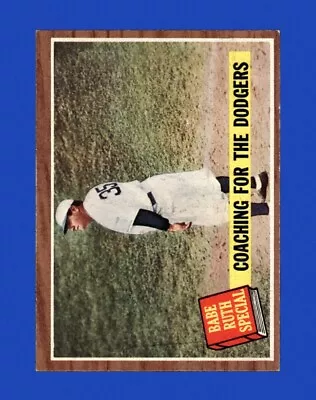1962 Topps Set-Break #142 Babe Ruth Special 8 EX-EXMINT *GMCARDS* • $4.25