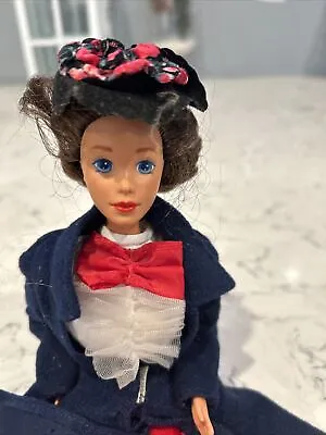Vintage Mattel Doll Mary Poppins BarbieNo Shoes Fashion Doll Eliza Doolittle • $9.99