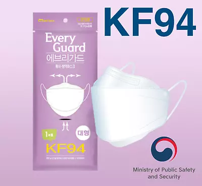 10x Adult KF94 Face Mask Protective 4 Layer Individual Pack Made In Korea K-94 • $34.11