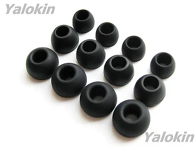 Replacement Set Of 12 Adapters Earbuds Eartips For Motorola S11 S-11 Flex HD (b) • $12.99