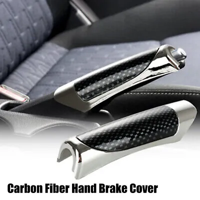 Universal In-Car Carbon Fiber Car Hand Brake Cover Protector Auto Accessories • $6.66