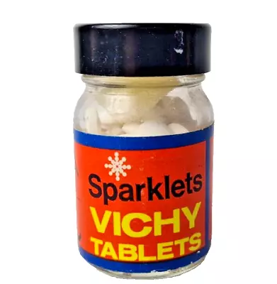 Vintage Bottle Of Sparklets Vichy Tablets For The Globemaster Soda Syphon • $24.95