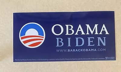 President Barack Obama Joe Biden Political Campaign Bumper Sticker • $6.75