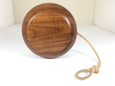 Vintage Wood Large Yo-Yo Oversized Toy Kids Rustic Yoyo Children Craft Carved • $22.49