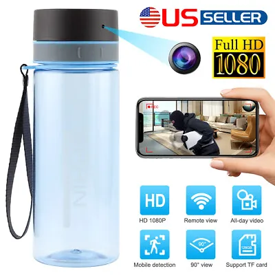 1080P HD Wireless WiFi Sport Water Bottle Camera DVR Video Recorder Security Cam • $38.99