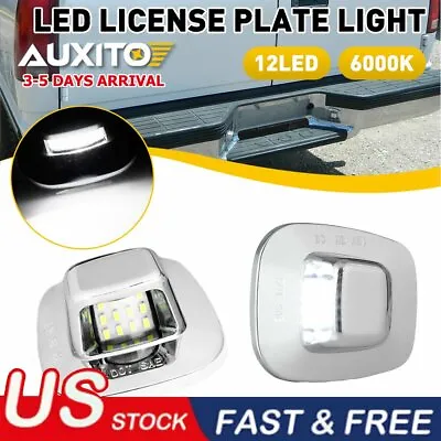 2X Bright LED License Plate Lights Tag Lamps For 88-00 Chevy C/K 1500 2500 3500 • $13.99