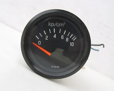 VDO OIL PRESSURE GAUGE 0-10 Kp/sq. Cm 2  Dia. 1977 Porsche 924 '76 - '88 • $40