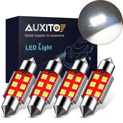 4X 42MM 211-2 212-2 578 LED Interior Map Light Bulb 6000K For Chevy Chrysler • $10.44