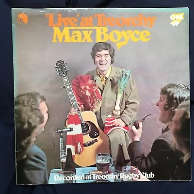 Live At Treorchy Max Boyce 12  Vinyl Record : Live Recorded From The Rugby Club • £13.49