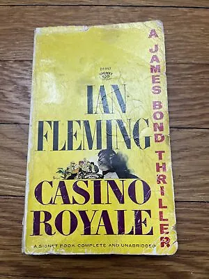 Casino Royal - Ian Fleming - James Bond   7th  Printing    Signet D1997 - 1963 • $9.99