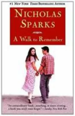 A Walk To Remember - 9780446608954 Nicholas Sparks Paperback • $4.19