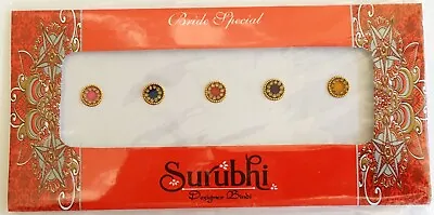$7.65 • Buy Bridal MultiColors Festival Forehead Pack Of 1 Bindi Sticker Indian Fashion