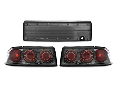 Euro Gunmetal Altezza Rear 3 Pieces Tail Lights For 92-94 Mitsubishi Eclipse • $75.94