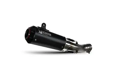 Scorpion Exhaust Red Power Slip-on Black Triumph Speed Triple 1050 S RS 18-20 • $446.36