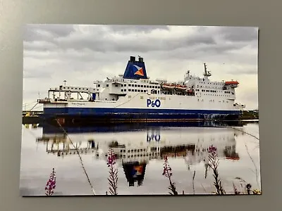 Postcard (7x5in) P&O Ferries - Pride Of Burgundy • £2.75