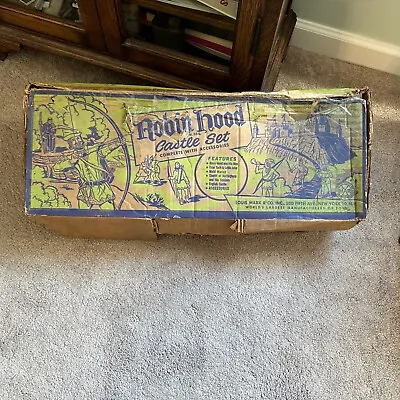 Vintage Marx Robin Hood Medieval Castle Playset Box #4718 1950’s • $19.99