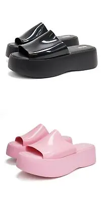 Melissa Women's Becky Water Resistant Glossy Platform Sandals • $89.10