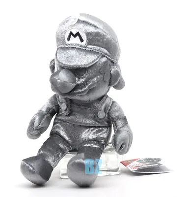 Metal Mario All Star Collection Plush 9  Super Mario Bros Little Buddy 1726 • $17.49