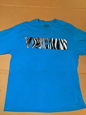 YMCMB Blue And Zebra Print Rare Logo T Shirt. Men's Size XL • $45