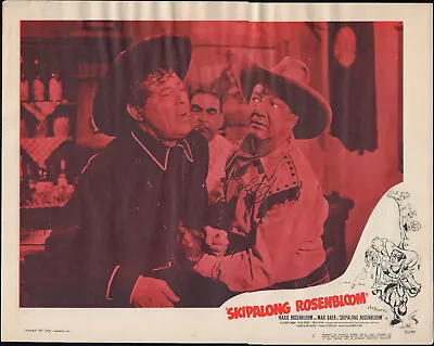 SKIPALONG ROSENBLOOM Orig 1951 Lobby Card Movie Poster MAXIE ROSENBLOOM/MAX BAER • $31.99