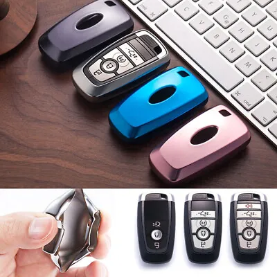 1pc TPU Soft Key Fob Cover Case Shell Holder For Ford Fusion Mustang F150 F250 • $10.11
