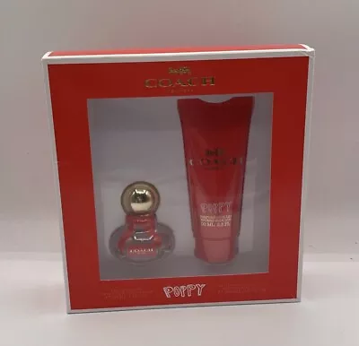 Coach Poppy 2pcs Gift Set- Coach Poppy Edp 30ml & Perfumed Body Lotion 3.3oz • $45.99