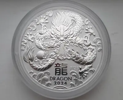 5 Oz .999 Pure Silver Lunar Dragon / Smaug /the Hobbit • $212.99