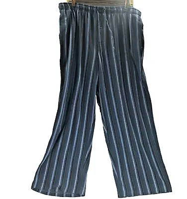 Men's Jockey XL Flannel Fleece Drawstring Sleep Lounge Pants Soft Pajama Bottoms • $12.74