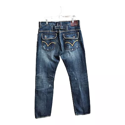 Levi’s Silvertab Buckle Back Jeans Men's 36x34 Straight Flap Pockets Y2k Skater • $50