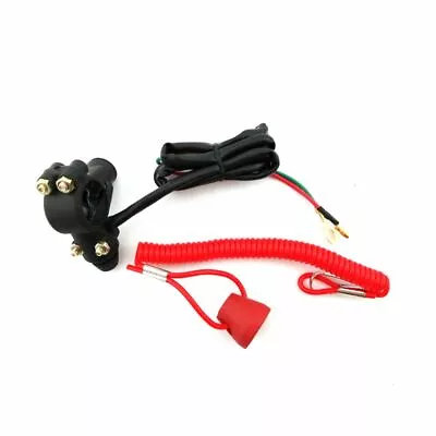 Engine Kill Stop Tether Open Safety Switch Push Button For 2 Stroke Mini Bike AT • $7.97