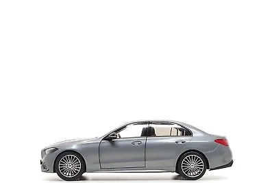 NZG 1:18 Mercedes-Benz C-Class (W206) AMG Line In Designo Selenite Grey Magno • $139.99