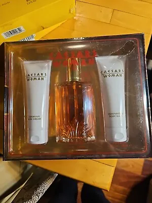 Caesars Woman By Caesars  Cologne Spray 3.3 Oz /100 Ml Gift Set New Sealed  • $9.99