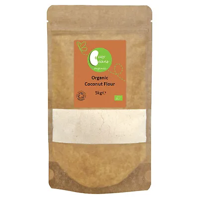 Organic Coconut Flour -Certified Organic- By Busy Beans Organic (5kg) • £29.95