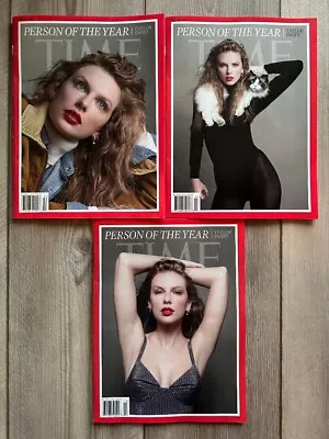 TAYLOR SWIFT 2023 TIME PERSON OF THE YEAR Time Magazine Dec 25 Issue ALL 3 COVER • $34.99