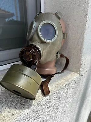 Vintage Military Army Gas Mask 1963 With Bakelite Soldier Equipment Unique Rare • $104.99