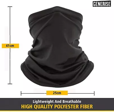 Neck Gaiter Windproof Bandana Balaclava Motorcycle Face Mask Cover Scarf Snood • £3.99