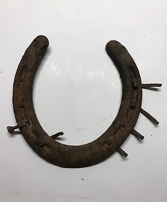 $8.99 • Buy Vintage Old Rusty  Horseshoe Great Western Rustic Decor Man Cave