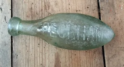 Vintage Hamilton  H MERRY PECKHAM Green Glass Soda Water Bottle..RARE • £20
