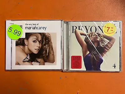 2 Brand New CD's Beyonce 4 And Mariah Carey Best Of Sealed! • $11.75