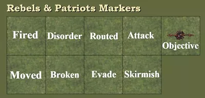 Game Markers For Skirmish Miniatures Wargames • £14.19