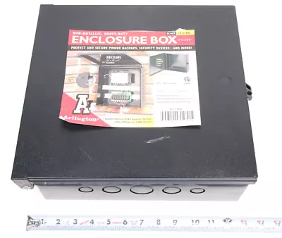 Arlington Enclosure Box 12 X 12 X 4 EB1212BL Non Metallic Plastic Electrical • $39.99