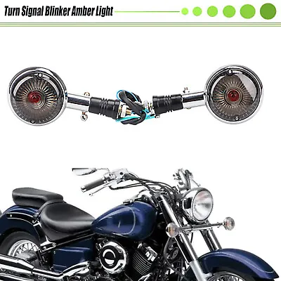 2pcs Turn Signal Light Indicator Flasher For Yamaha XV400 Virago XV250 V-MAX1200 • $16.13