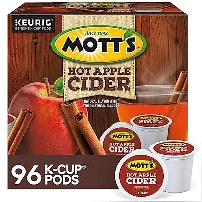 Mott's Apple Cider Single-Serve K-Cup Pods 96 Count (4 Packs Of 24) • $66.32