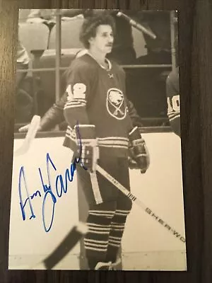 Vintage Buffalo Sabres Andre Savard Autograph Postcard • $9.50