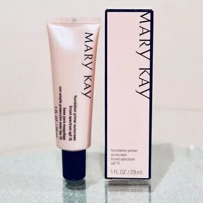 Mary Kay Foundation Primer Sunscreen SPF 15 Spf Exp. NIB  FREE SHIPPING!! • $20.50